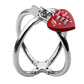 BDSM  Password Lock Cross Handcuffs