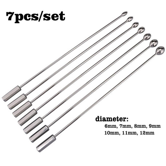 7pcs Stainless Steel Urethral Sound Dilators Kit