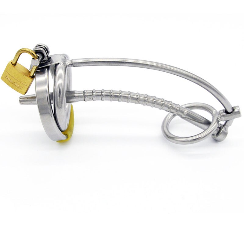 Metal Urethral Sound Male Cock Ring