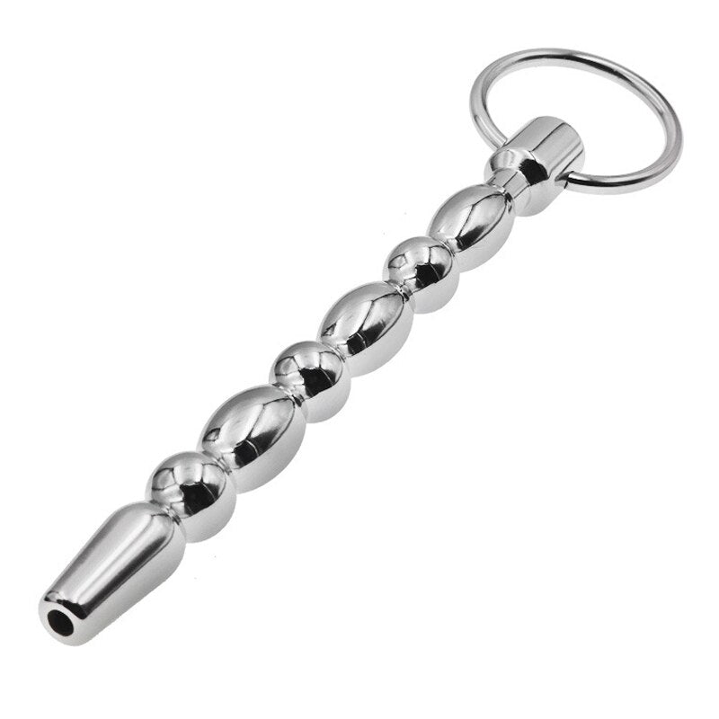 Stainless Steel Urethral Dilators Cock Ring