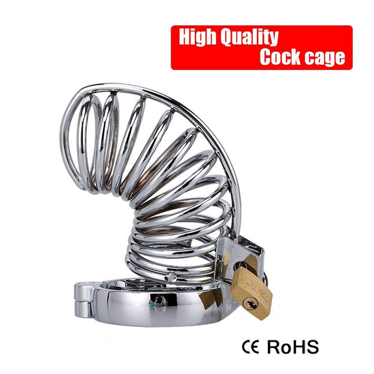 Lockable Bondage Steel Chastity Cage