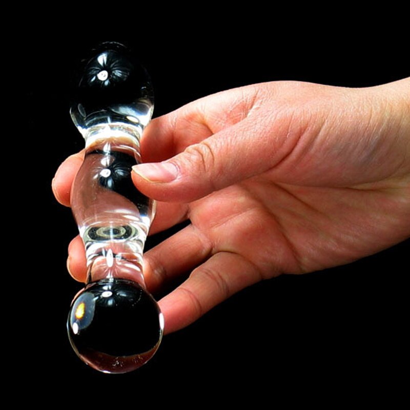 Transparent Glass G Spot Anal Plug