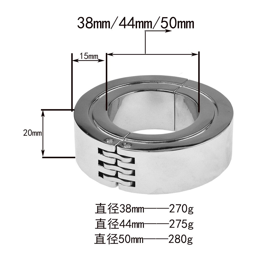 Stainless Steel Weight Ball Stretcher Penis Exercise