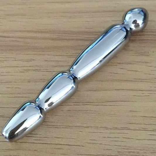 Metal Torture Hollow Beads Penis Plug