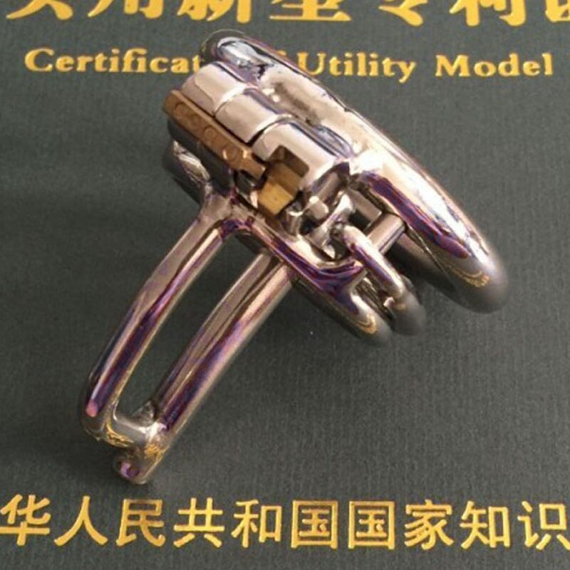 Metal Male Penis Plug Chastity Cage