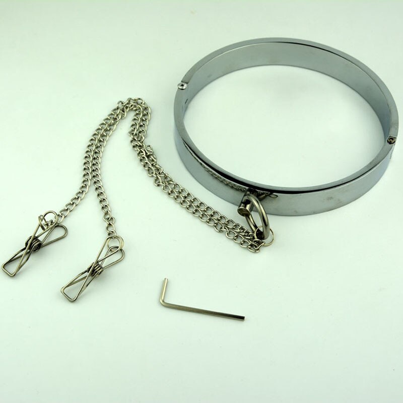 Metal Collar With Nipple Clamps