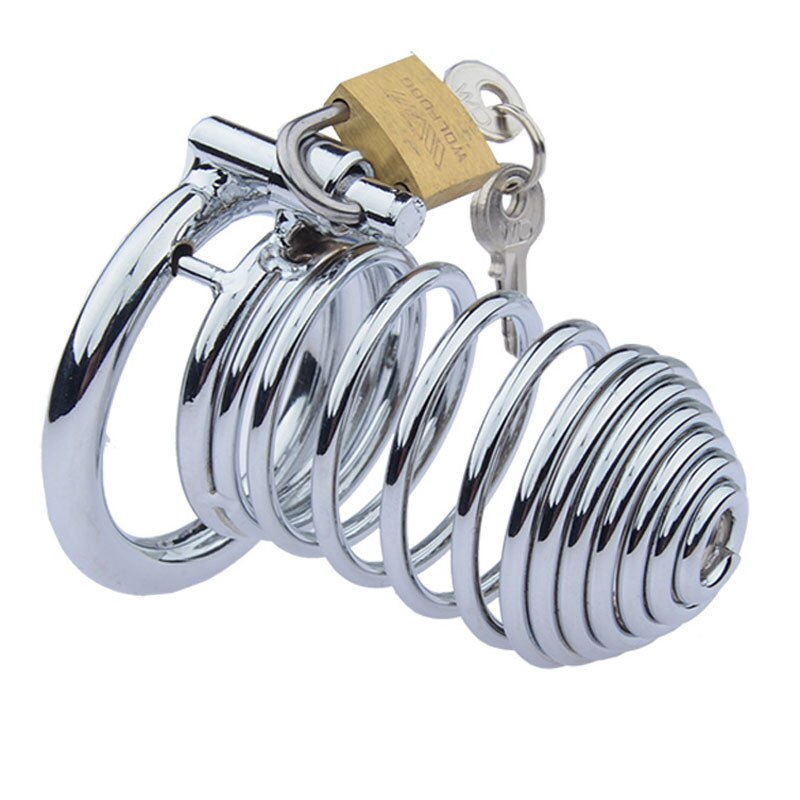 Metal Lock Bird Bondage Cock Cage