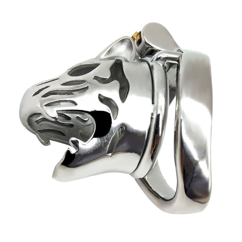 Curved Ring BDSM Metal Chastity Cage