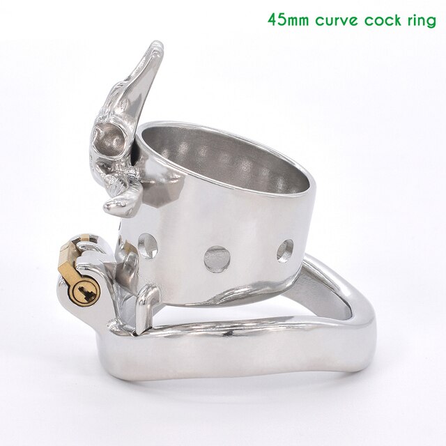 Bull Head Skeleton Male Chastity Cage