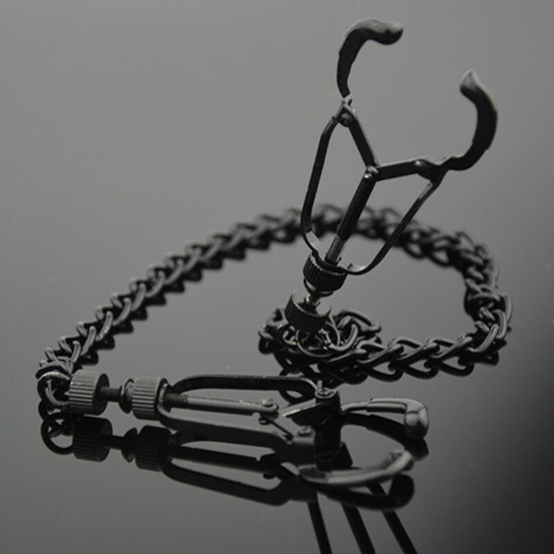 Spider Shape Black Nipple Clamps