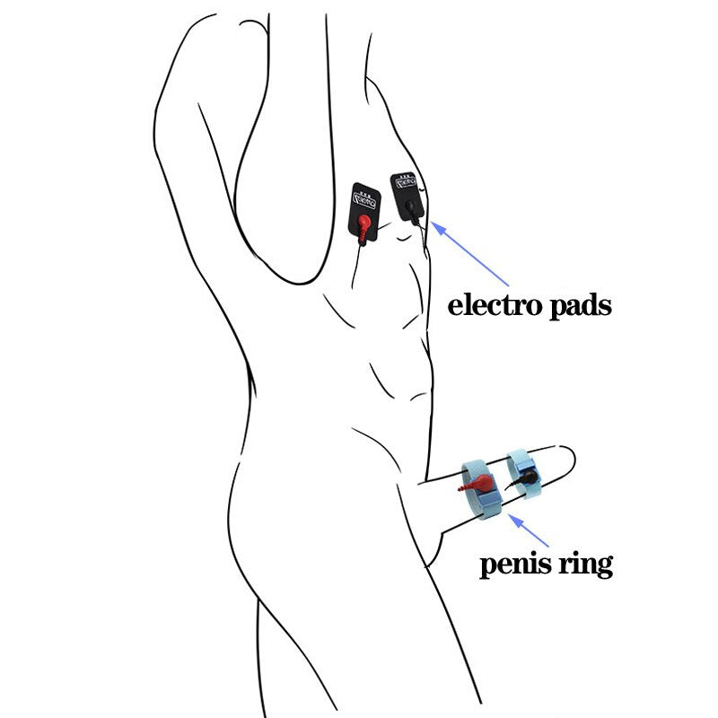 Electro Shock Body Patch Penis Ring