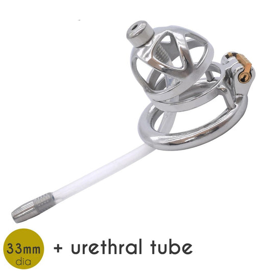 Urethral Plug Catheter Metal Small Cock Cage