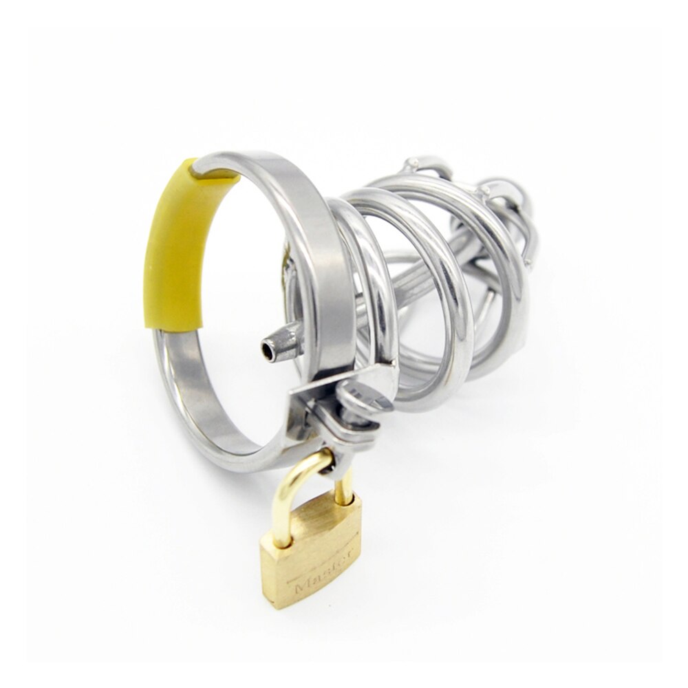 Stainless Steel Male Penis Ring Cock Cage