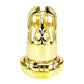 Golden Steel CBT Male Chastity Cage