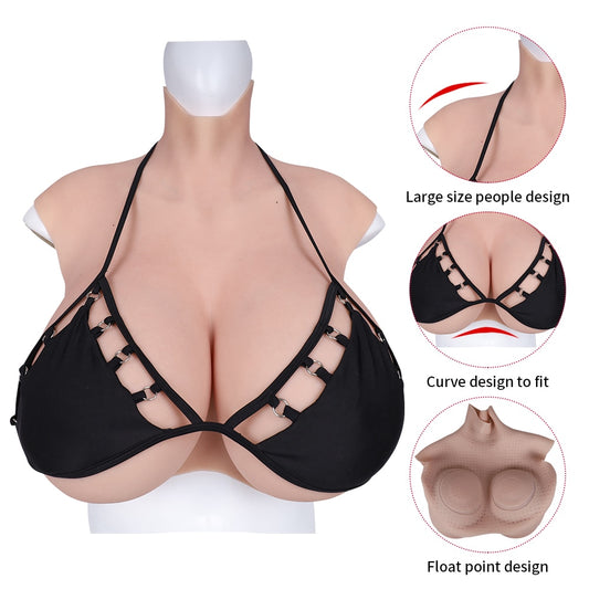 Sissy Silicon Prostheses K Cup Fake Boobs