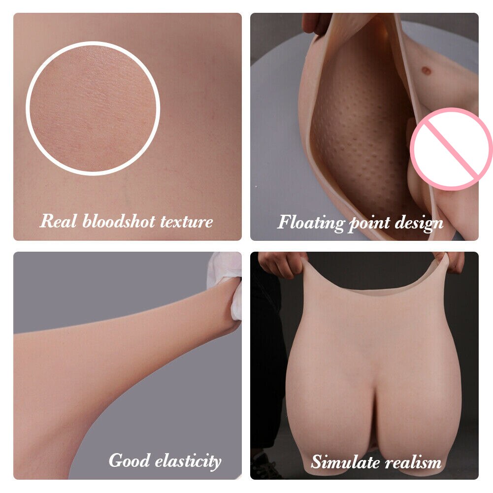 Silicone Enhancing Hip Pant Fake Vagina