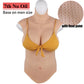 Wearable Upper Bust Oversize Silicone Fake Boobs