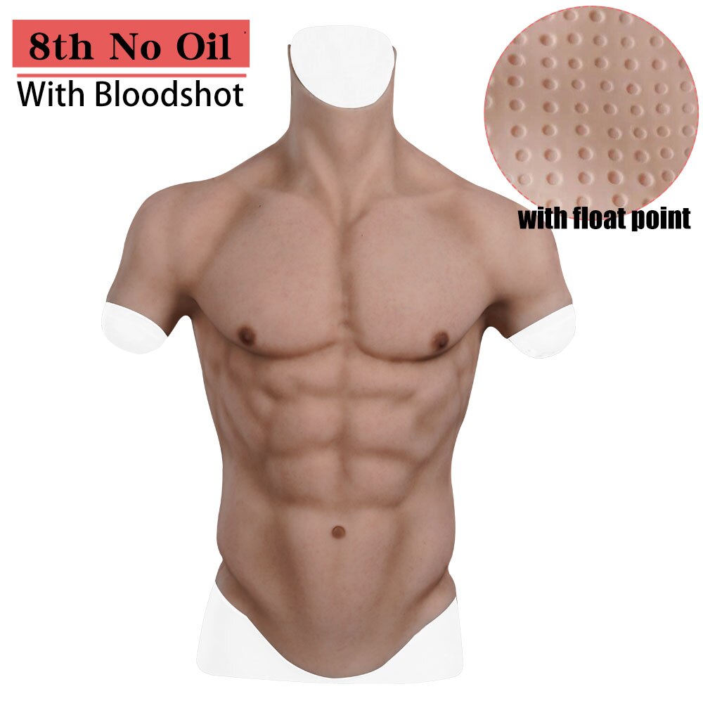 Silicone Male Chest Fake Muscle Chest