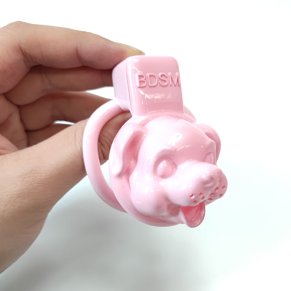 Puppy Pink Chastity Cage Short Cock Cage GXLOCK Store Puppy Pink Chastity Cage Short Cock Cage GXLOCK Store