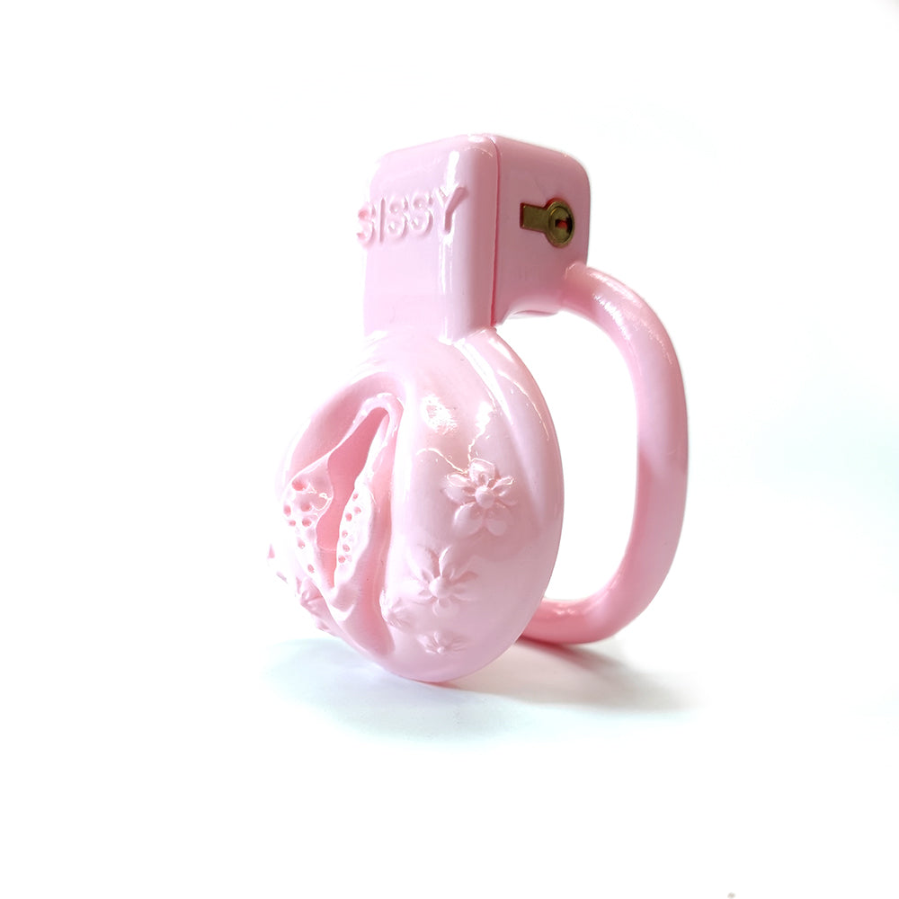 Pink Pussy Vaginal Bondage Small Chastity Cage