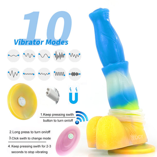 10 Modes Vibraotor Animal Dildo