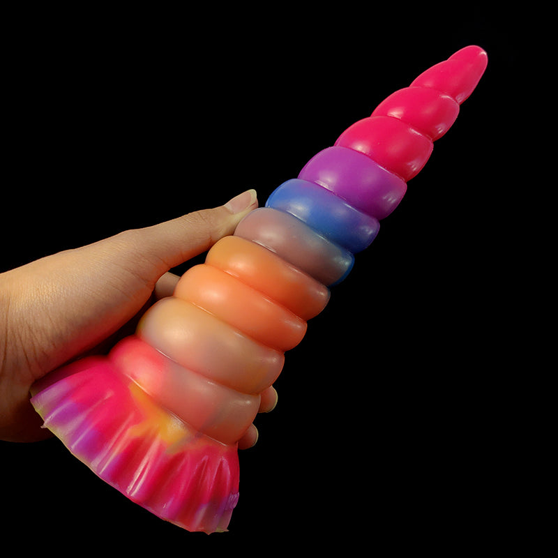 11 Level Conch 6.5cm Silicone Dildo