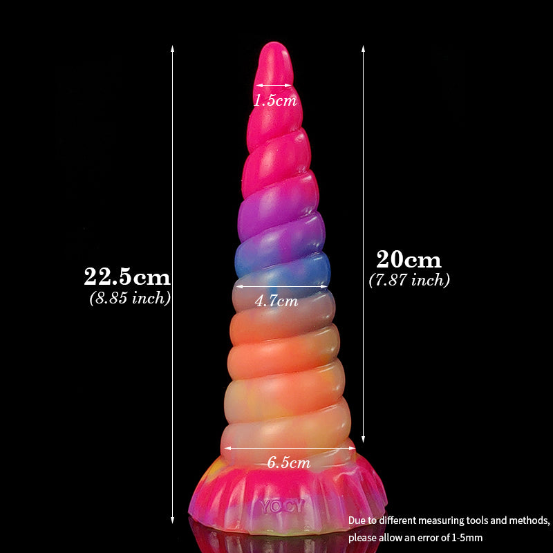 11 Level Conch 6.5cm Silicone Dildo