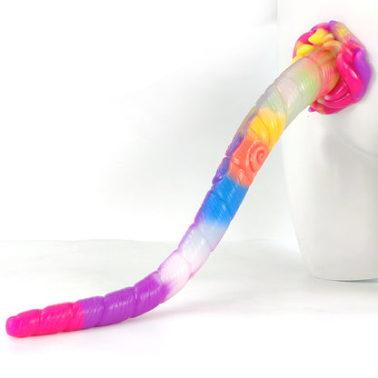 16.9Inch Long Soft Silicone Dildo