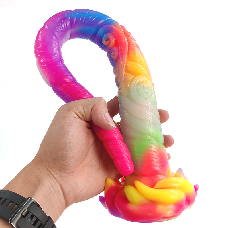 16.9Inch Long Soft Silicone Dildo