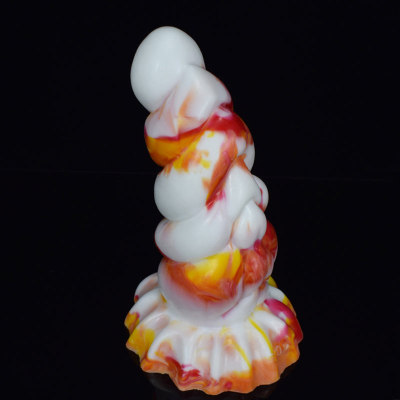 Colorful Silicone Bumps Fantasy Dildo