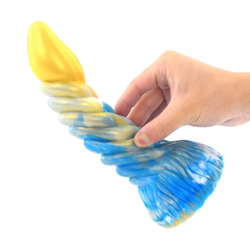 Colorful Silicone Bumps Fantasy Dildo