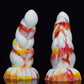 Colorful Silicone Bumps Fantasy Dildo