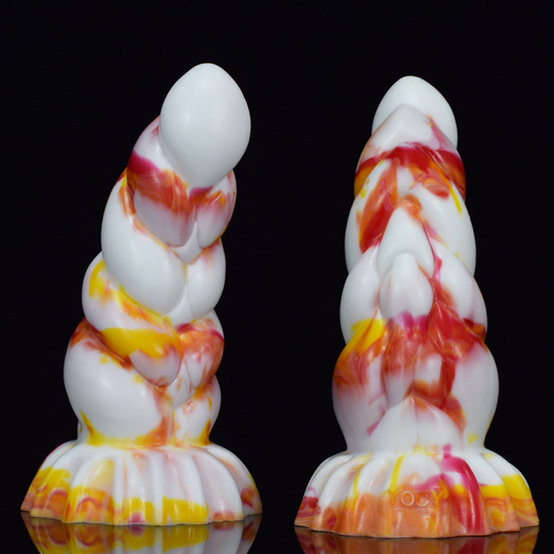 Colorful Silicone Bumps Fantasy Dildo