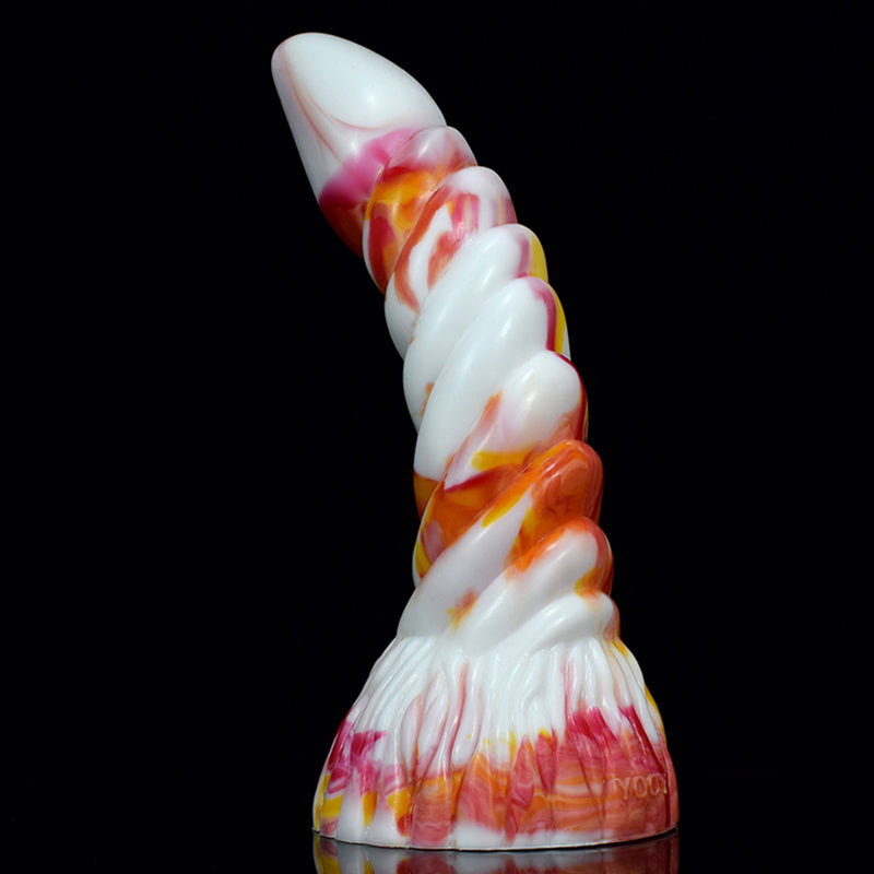 Colorful Silicone Bumps Fantasy Dildo