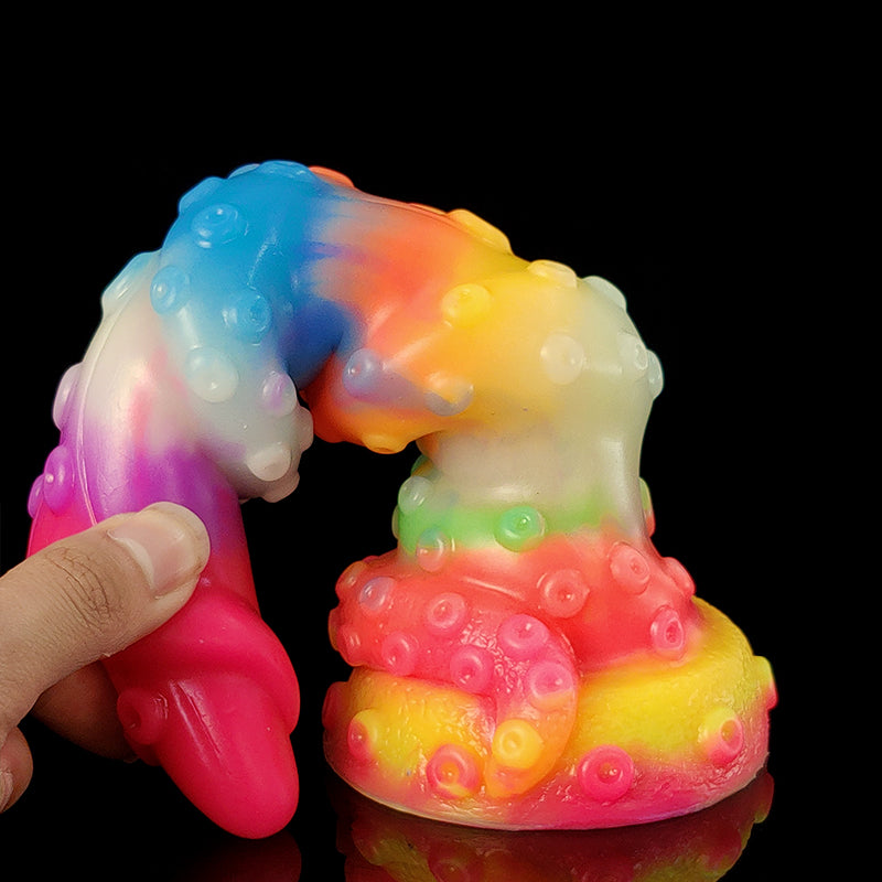 Glowing Colorful Octopus Dildo