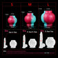 3 Sizes Silicone Big Knot For Dildos Detachable