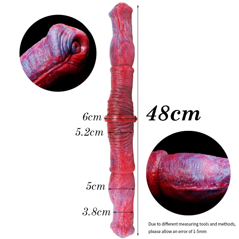 48cm Long Double Head Horse Dildo