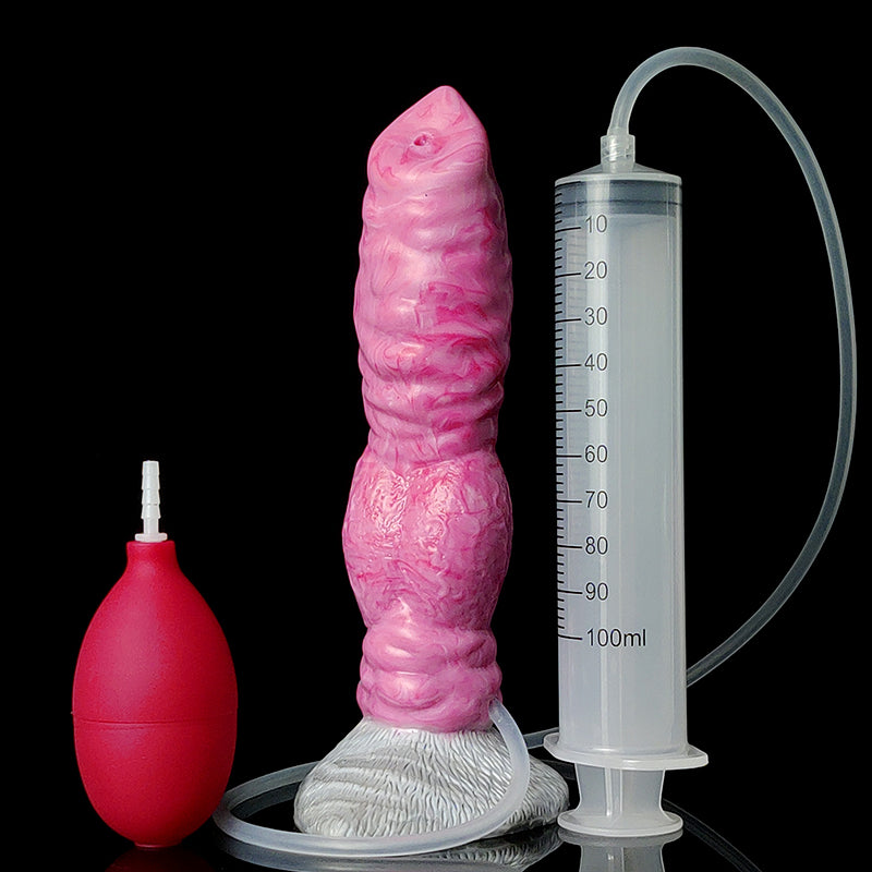 8 Inch Animal Wolf Dog Knot Dildo