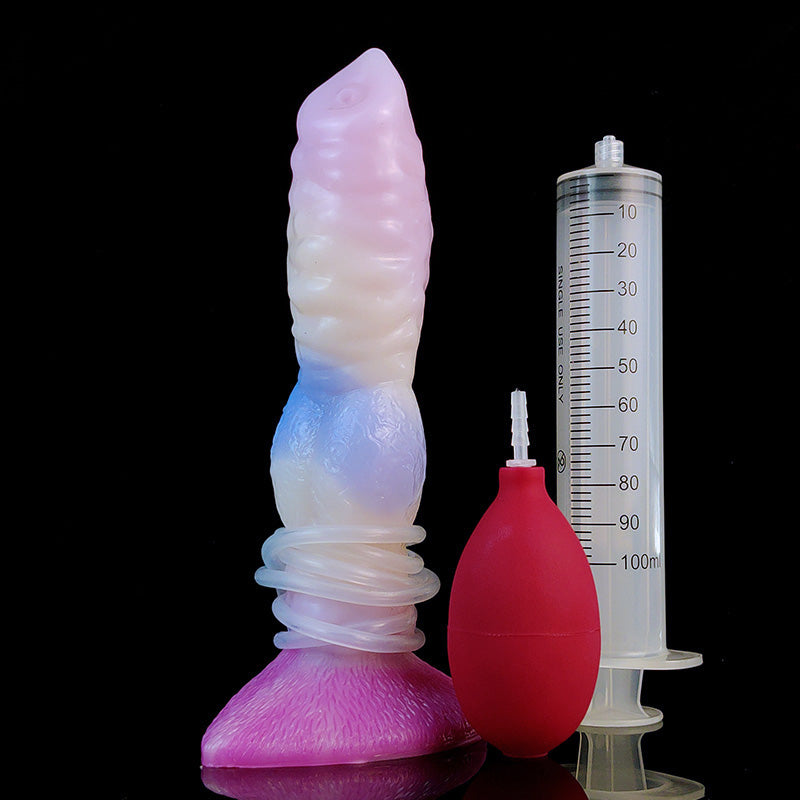 8 Inch Animal Wolf Dog Knot Dildo