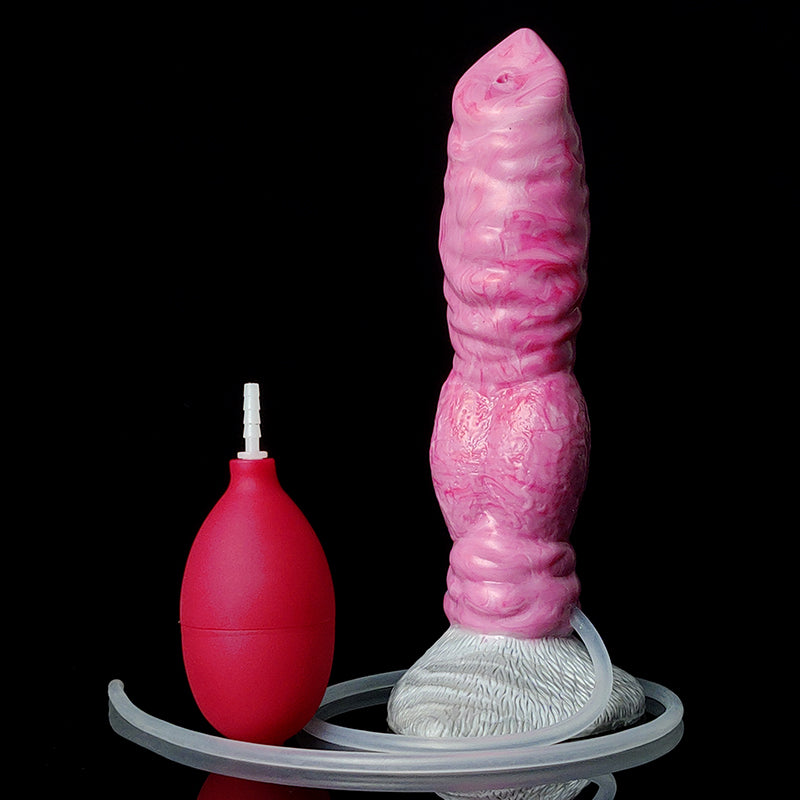 8 Inch Animal Wolf Dog Knot Dildo