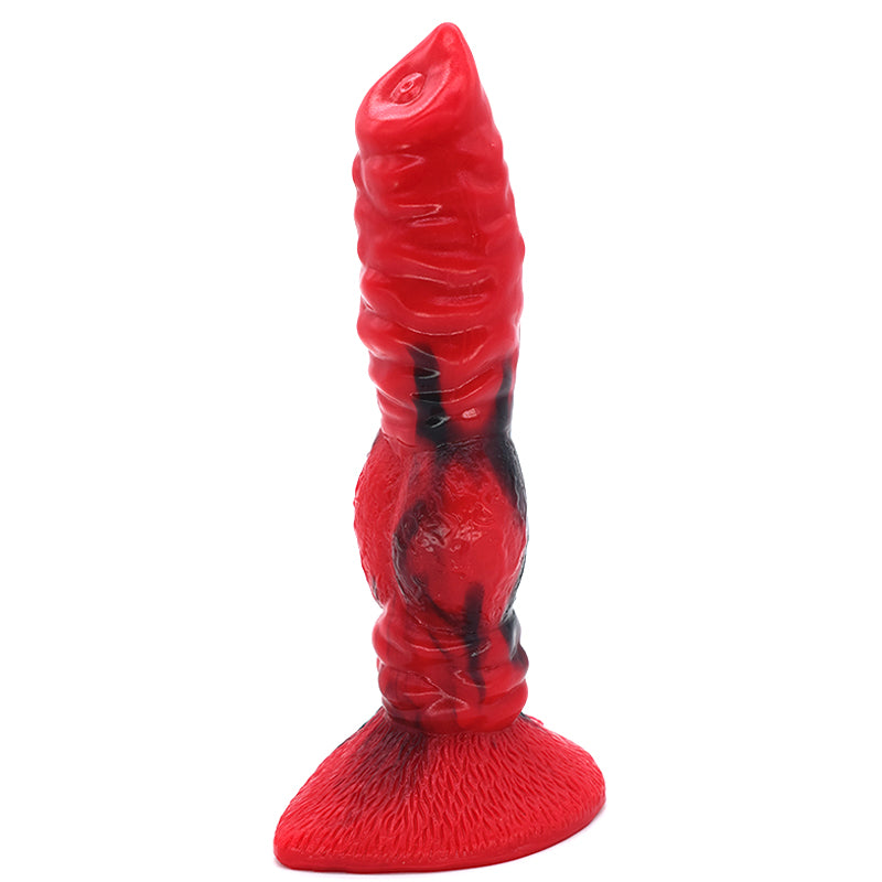 8 Inch Animal Wolf Dog Knot Dildo