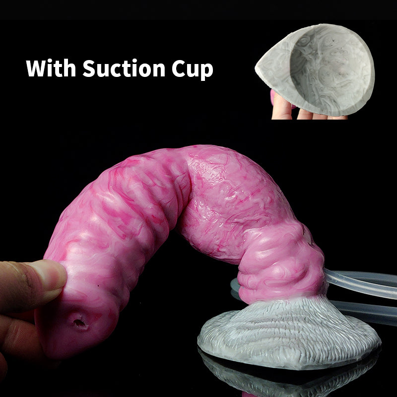 8 Inch Animal Wolf Dog Knot Dildo