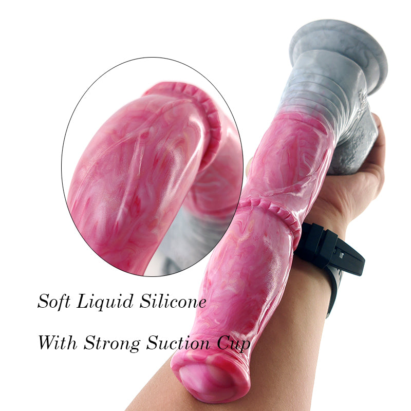 9.6 inch Soft Silicone Realistic Horse Dildo