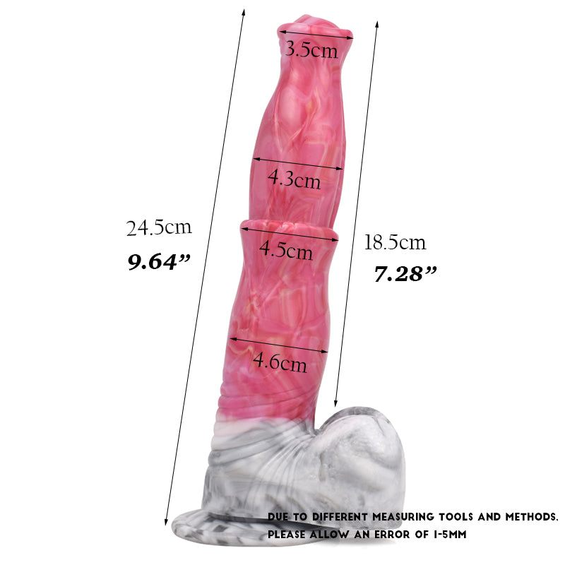 9.6 inch Soft Silicone Realistic Horse Dildo