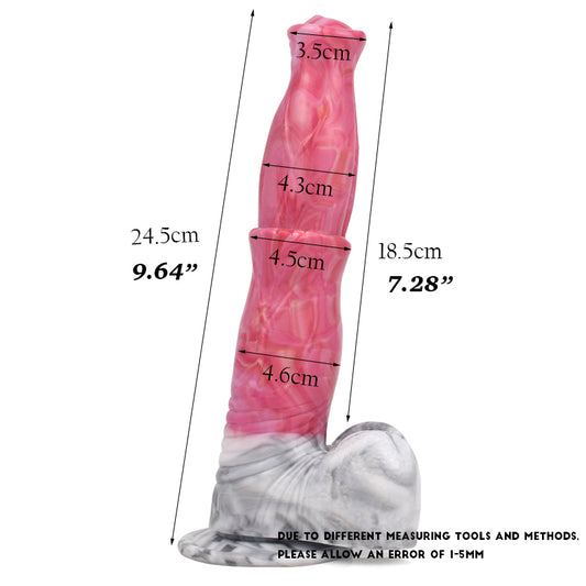 9.6 inch Soft Silicone Realistic Horse Dildo