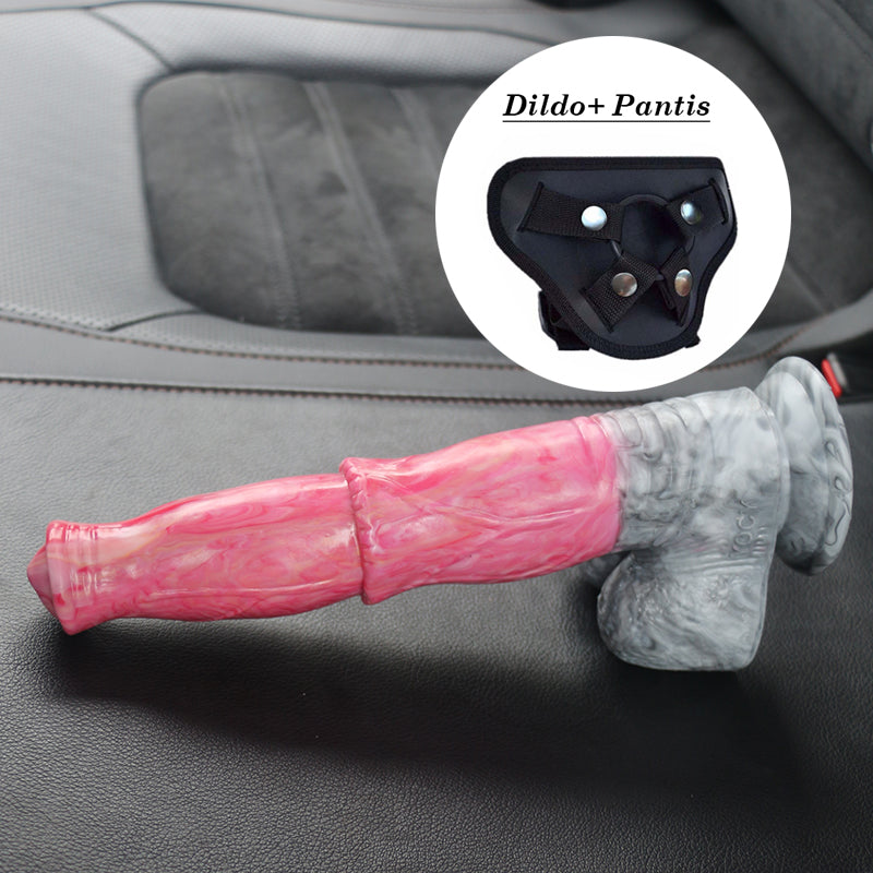 9.6 inch Soft Silicone Realistic Horse Dildo