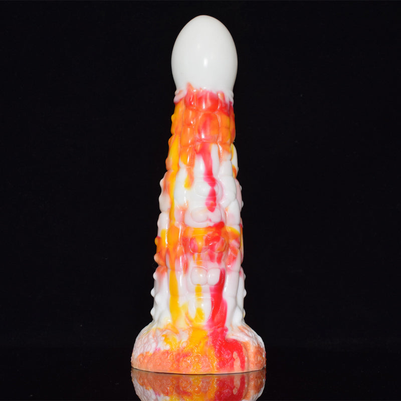 Colorful Massager Suction Cup Dildo