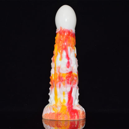 Colorful Massager Suction Cup Dildo
