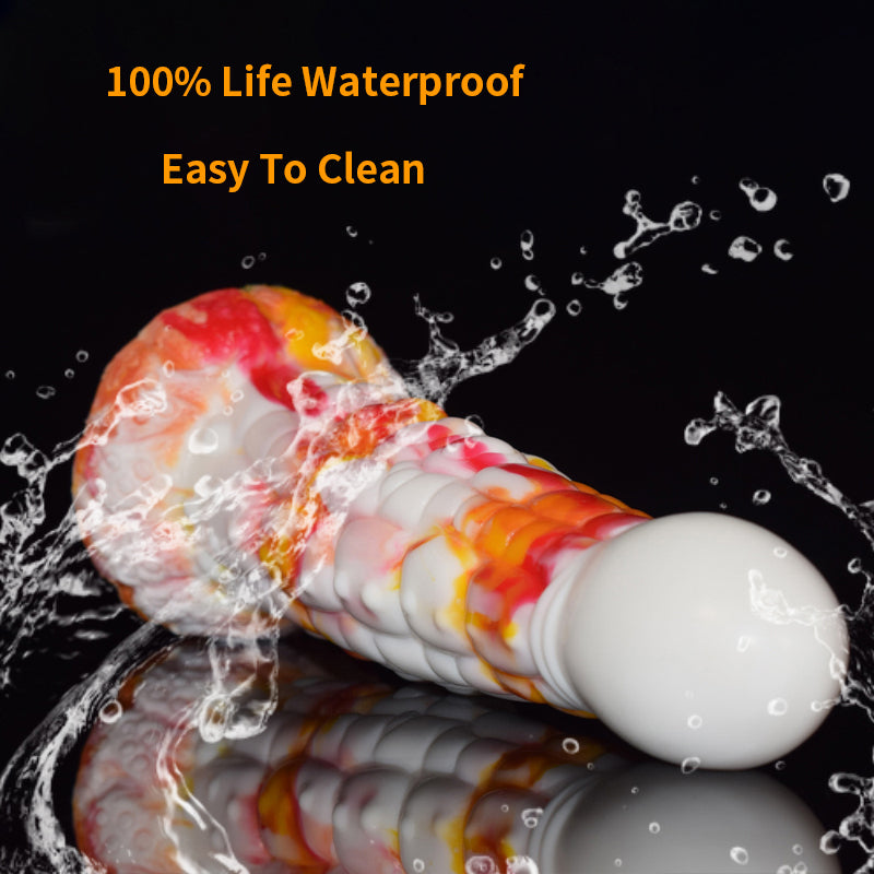 Colorful Massager Suction Cup Dildo