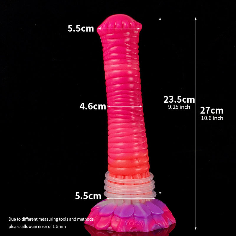 Glowing In Dark Pink Horse Dildo